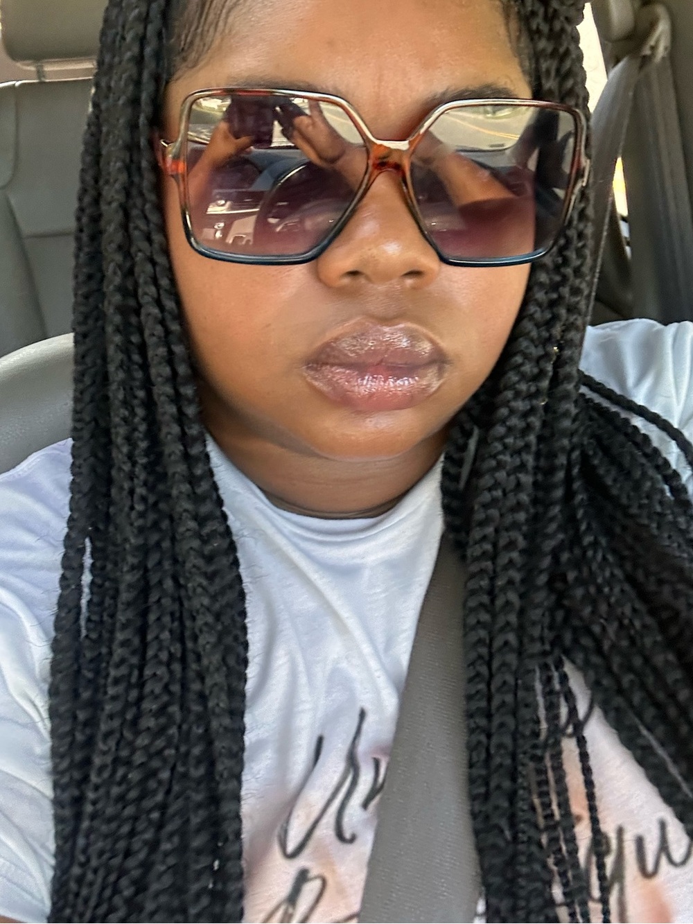 Tortoiseshell Square Sunglasses